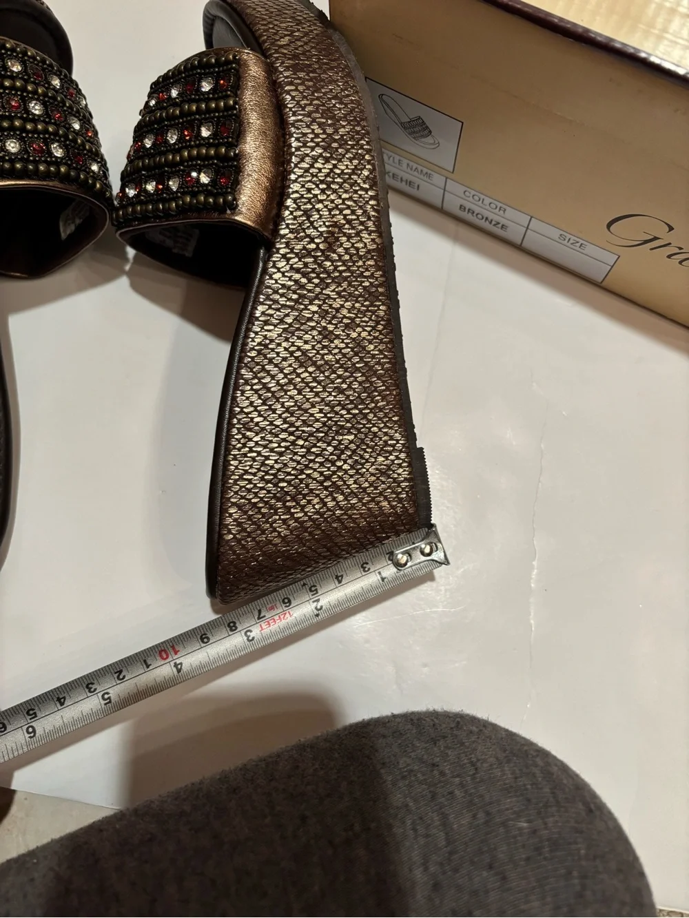 Grazie embellished slide